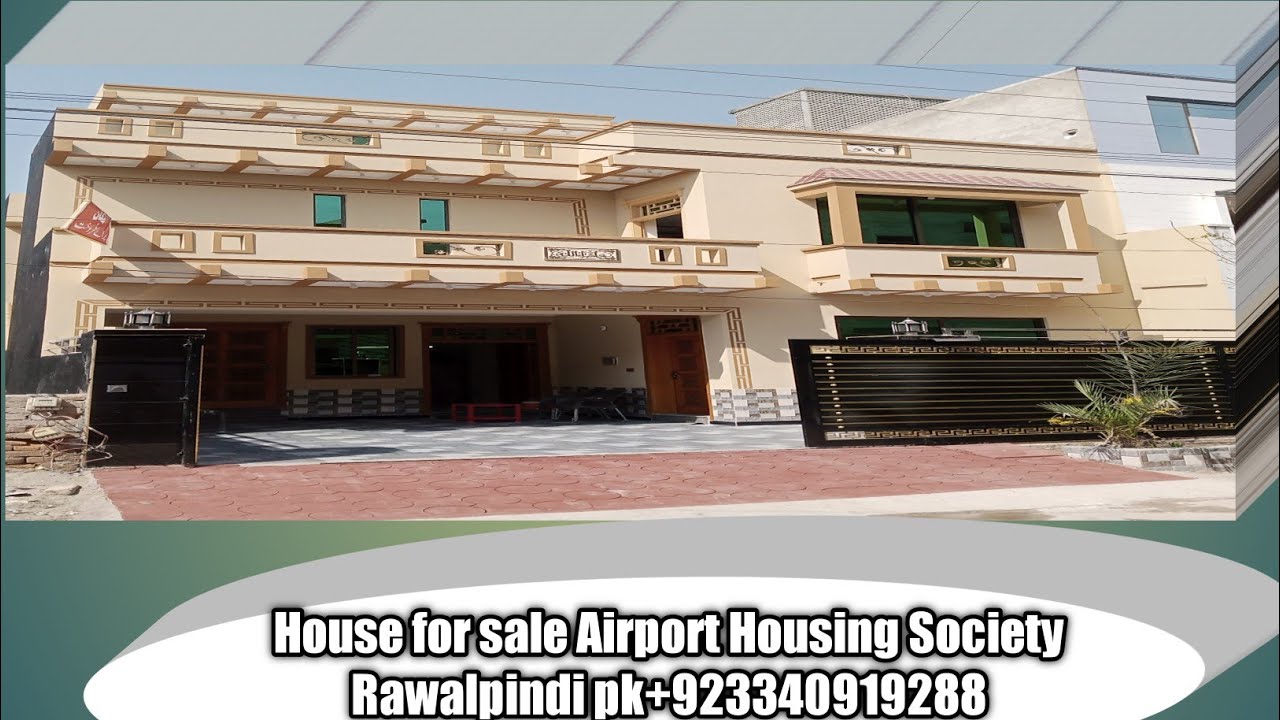 House for sale Airport Housing Society Rawalpindi pk YouTube