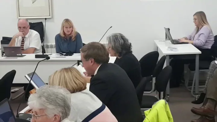 Giovanna Lewis speaking at the last Weymouth & Por...