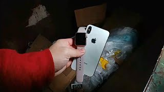 Finding iPhone X Dumpster Diving At Verizon Phone Store | OmarGoshTV