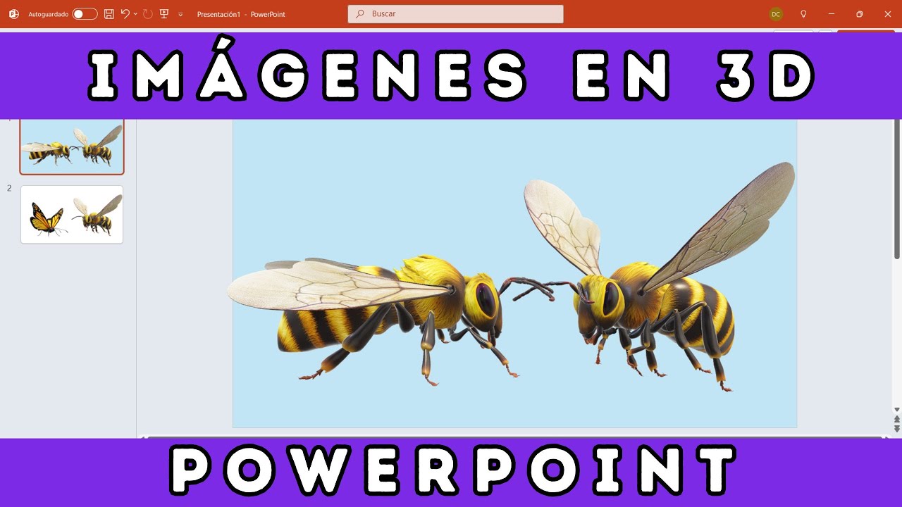 Cómo INSERTAR IMÁGENES 3D en POWERPOINT 🖼️🧊 @masquetips - YouTube