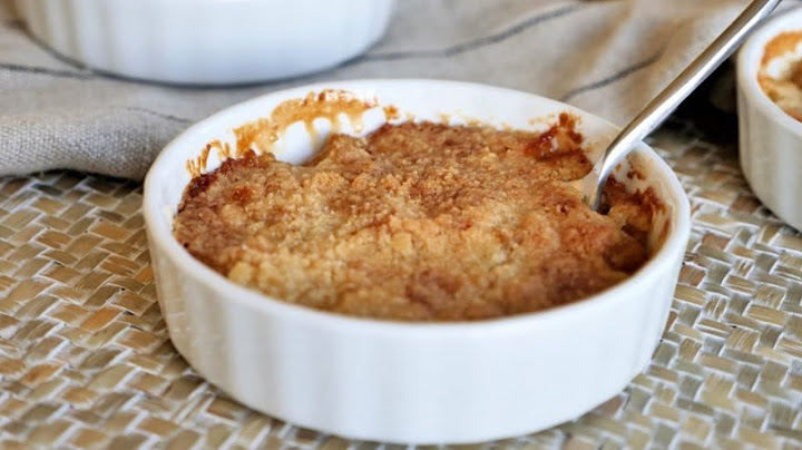 CRUMBLE AUX POMMES POIRES | DESSERT RAPIDE et VRAIMENT DELICIEUX