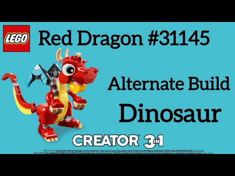 LEGO® 31145 Alternate Build Creator 3-in-1 Red Dragon - YouTube