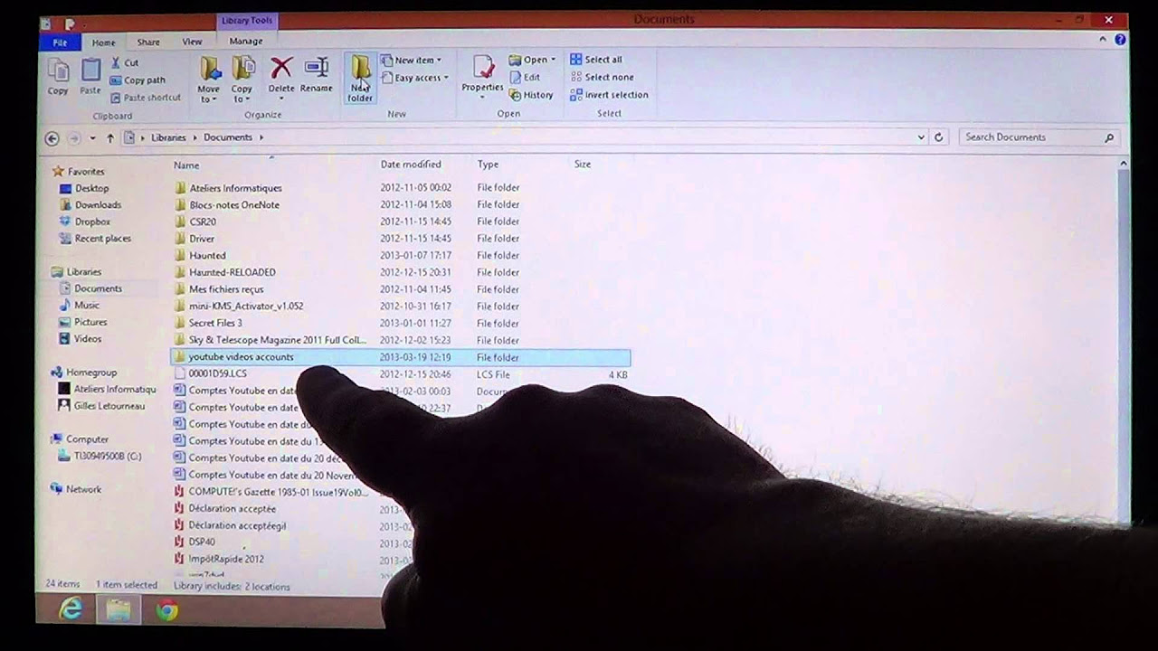 สร้าง new folder ไม่ได้ windows 8 Update 2022 Windows 8 - How to create new folders
