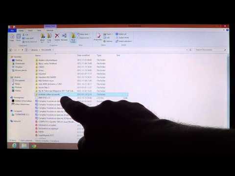 Windows 8 - How to create new folders