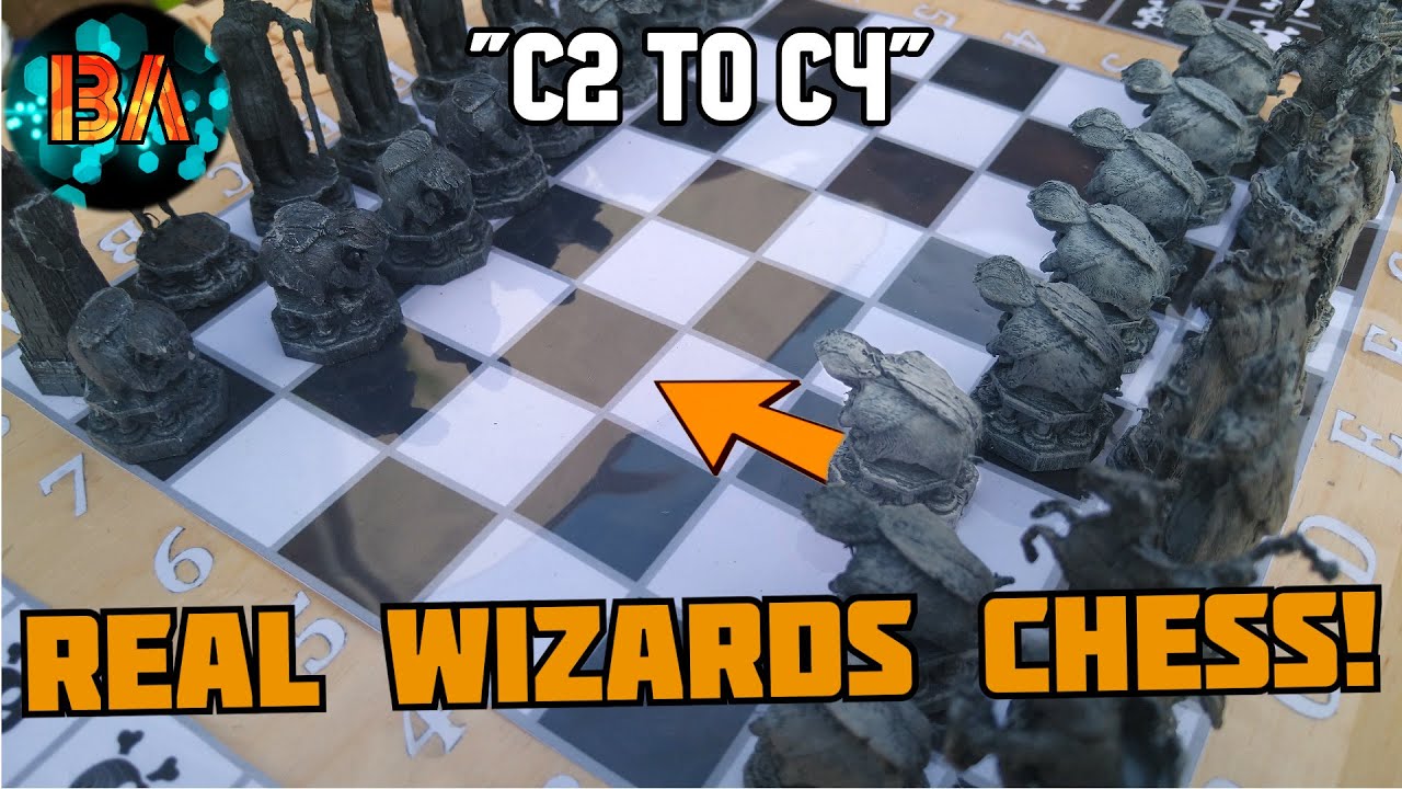 I Invented Wizards Chess In Real Life! Wizards Chess Build (build