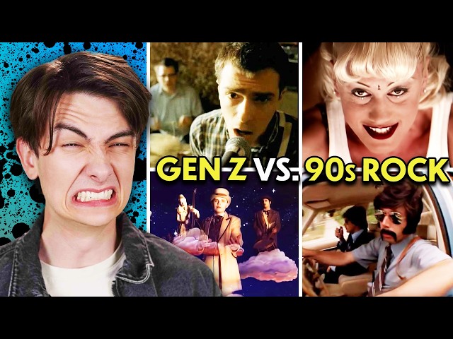 Gen Z Reacts To 90s Rock! | React class=