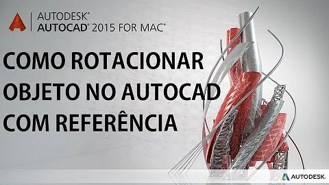 Como rotacionar um objeto no AutoCAD 3D?