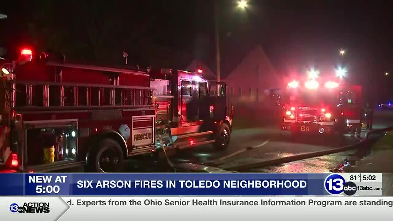 Six arson fires in Toledo neighborhood - YouTube