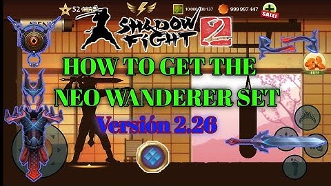 Shadow Fight 2 || Neo Wanderer set How to Get 2023 || All Sets
