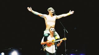 Josh climbing on Tyler's shoulders (FEQ 2019)