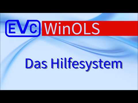 WinOLS: Das Hilfesystem