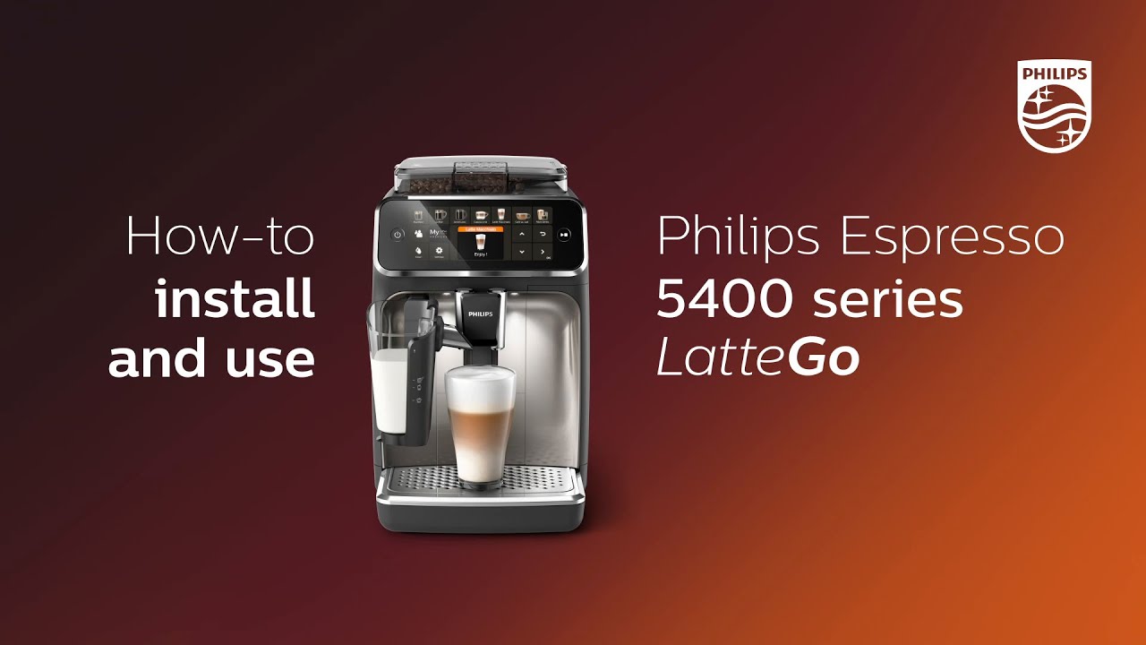 Philips 5400 LatteGo Espresso Machine - EP5447/94 – DRINKUCCINO