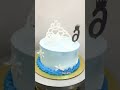 6 years birthday cake design# frozen theme cake#elsa#fondant topper#mix fruit#shorts