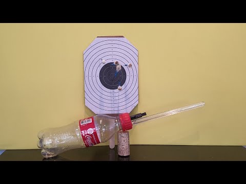 Como fazer uma arma de dardos caseira que dispara com vapor de álcool / Making a alcohol power gun