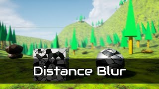 Fake Depth of Field light distance blur for Unreal Engine 4.26 to 5.xx
