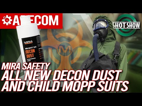 NEW Decon Dust, Child Mopp Suits & CBRN Masks | MIRA SAFETY | SHOT Show 2026