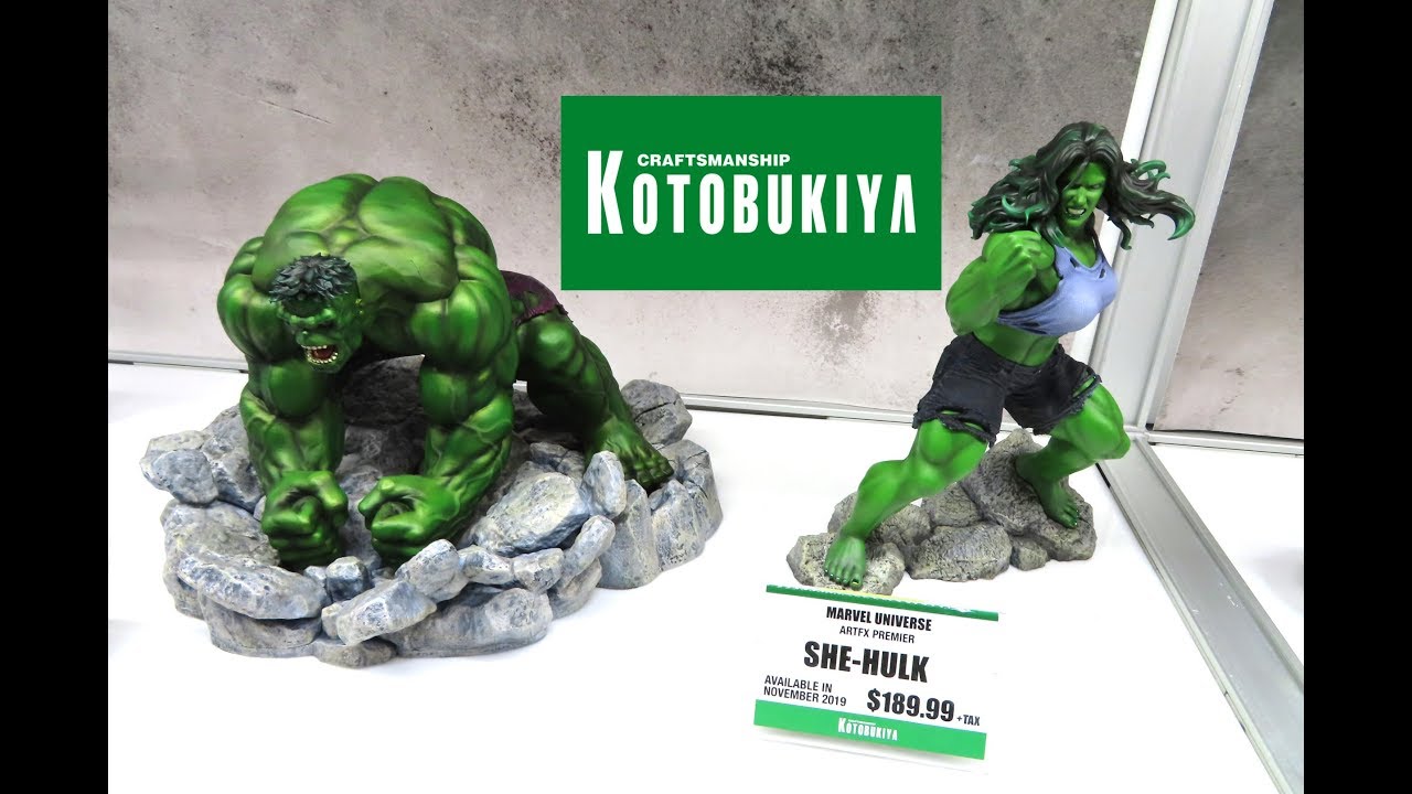 SDCC 2019 KOTOBUKIYA MARVEL SUPER HEROES Figure Display! BLACK
