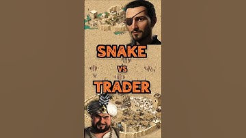 Snake vs Trader | Stronghold Crusader: DE #strongholdcrusader #gameplay #rts #fireflystudios