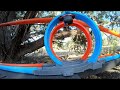 Testing Hot Wheels Loops on our 200 foot outdoor track.