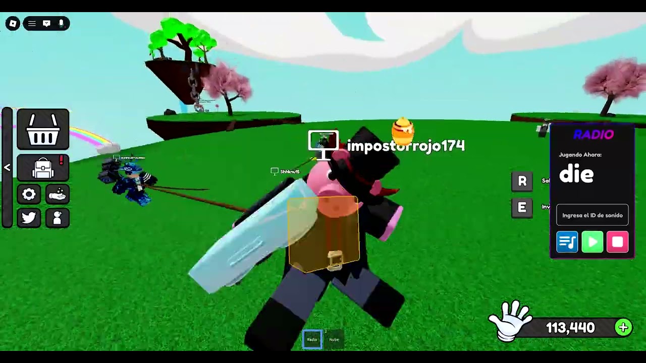 jugando slap battles