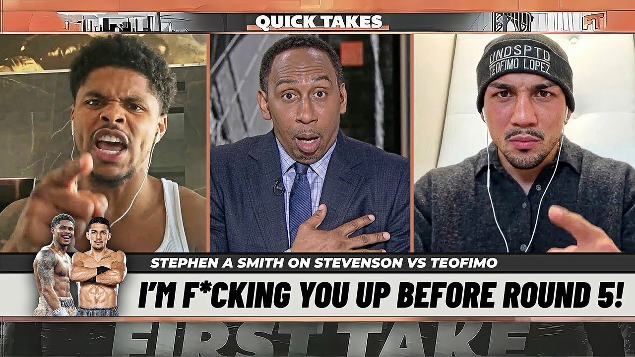 Shakur Stevenson ERUPTS on Teofimo Lopez During LIVE Interview