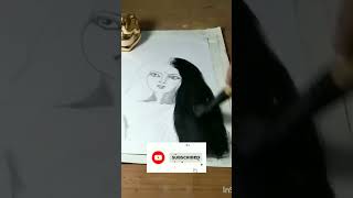 152 | portrait of indian women ?| Jonions_LYF india potrait painting shortvideo trending