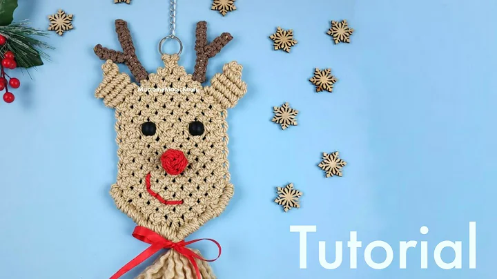 How to Make a Rudolph | Christmas Ornament | Macra...