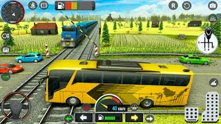 bus racing game| bus parking game|bus stunt maga ramp game| #racinggame #androidgameplay screenshot 5
