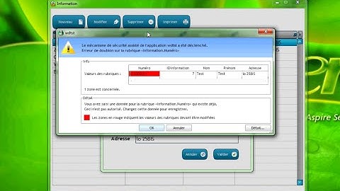 Base de données Numéro téléphone en Windev avec protection Erreur Doublant et Intégrité #Partie 03