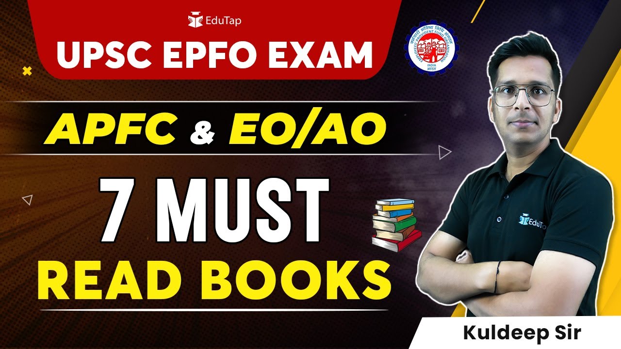 UPSC EPFO APFC EO AO Booklist Best Books for EPFO APFC & EO/AO
