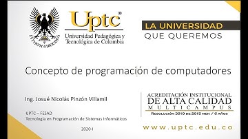 Conceptos Programación  parte 1 - Fundamentos Programación -UPTC