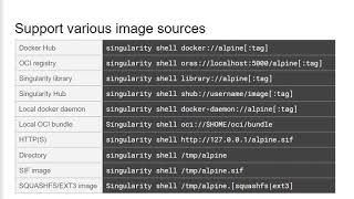 HPCW20 - Runtime: Singularity
