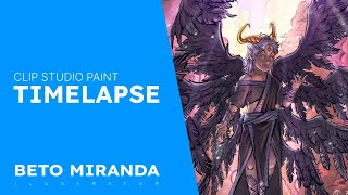 【Timelapse】The Exalted Emperor (Clip Studio Paint)