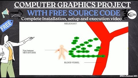 Human Vessels | OpenGL Project | Computer Graphics Project With Free Source Code