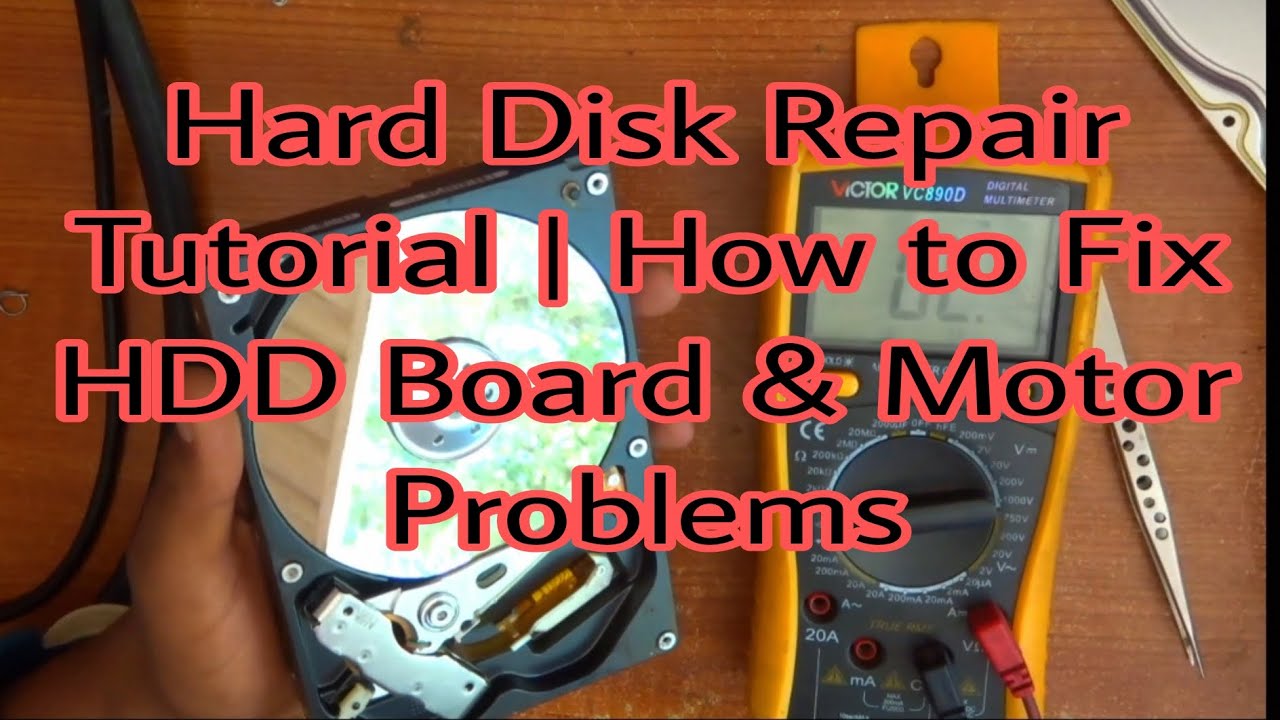 Hard Disk Repair Tutorial | How to Fix HDD Board & Motor Problems - YouTube