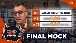 Adam Hoge's FINAL Mock Draft: The Bears Trade Twice in the 2024 NFL Draft | CHGO Bears