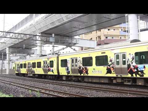 E721系0番台6両(2両はラッピング編成) 東照宮駅～仙台駅間にて