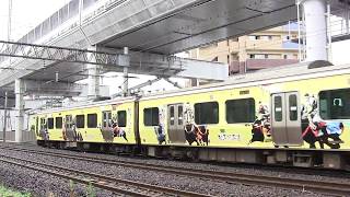 E721系0番台6両(2両はラッピング編成) 東照宮駅～仙台駅間にて