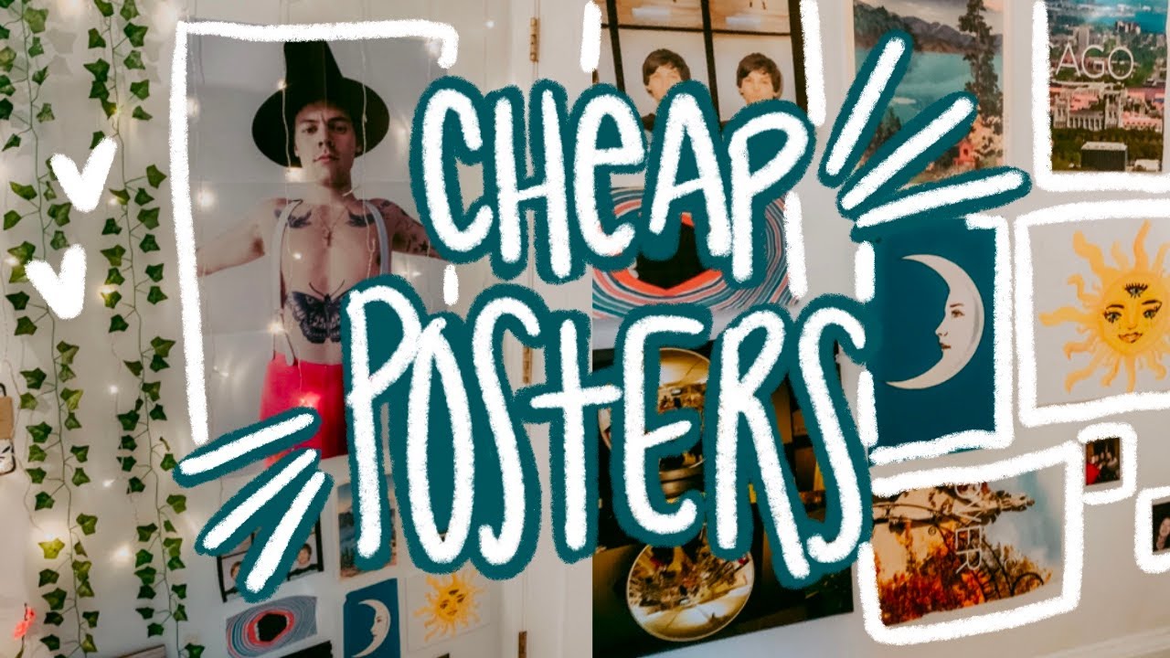 HOW I GOT 100+ POSTERS FOR MY ROOM FOR SUPER CHEAP