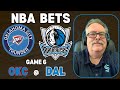 Thunder vs Mavs NBA Game 6 Picks | NBA Playoff Bets with Picks And Parlays Saturday 5/18 l #nbabets