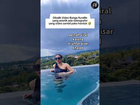 Bunga Aurellie yang pernah Viral posting foto bersama Aisar #bunga