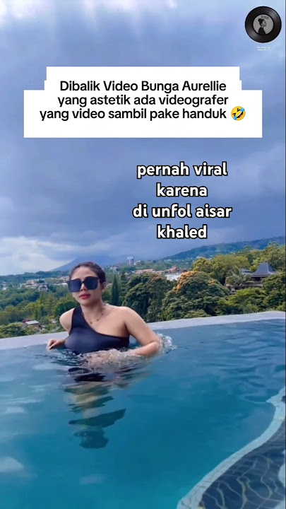 Bunga Aurellie yang pernah Viral posting foto bersama Aisar #bunga
