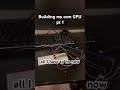 Building my own GPU pt 1 #gaming #pc #pcbuild #gpu #tech #techtok #cheezytech