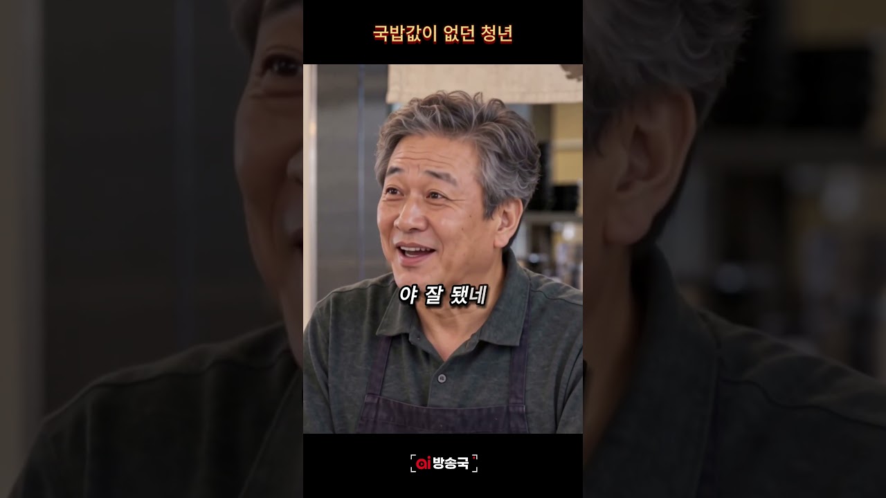국밥값이 없던 청년 #시니어 #반전드라마 #감동 #감동드라마