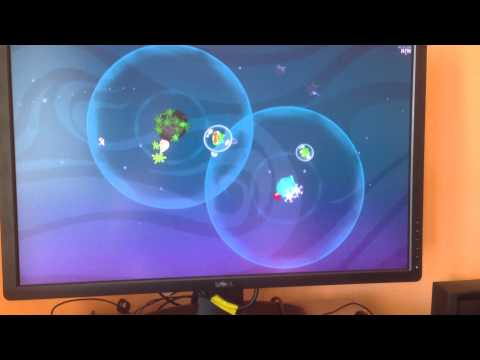 Angry Birds Space in 2560x1600 on a Dell u3014 monitor