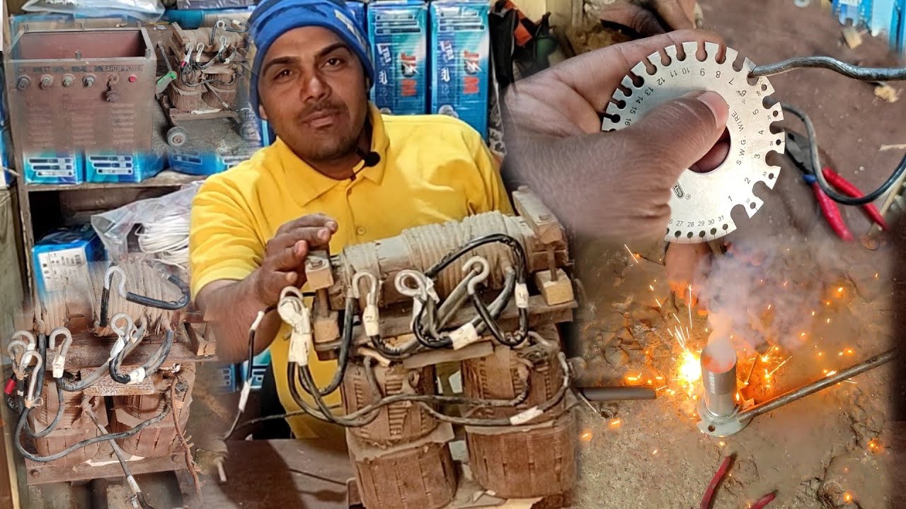 welding machine rewinding wiring data Welding machine repair how to