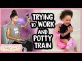 MY DAILY ROUTINE | Super Busy Day + Potty Training