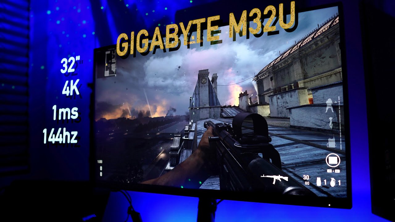 Gigabyte M32U 4K 144Hz gaming monitor review