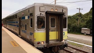 LONG ISLAND RR Arrival and departure to Jamaica NY from Hampton Bays 1 of 3