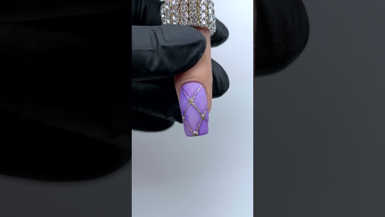 Velvet cushion nail design | Holiday Special Design 3 